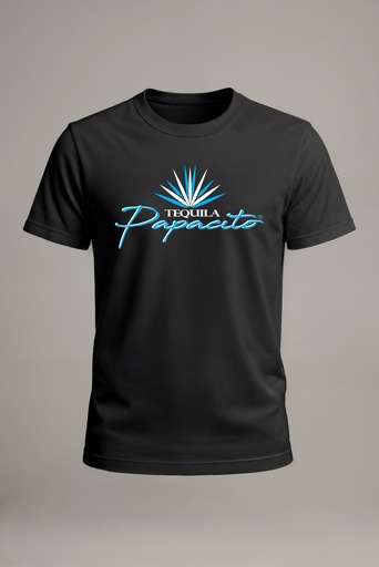 PLAYERA PAPACITO NEGRO TALLA M
