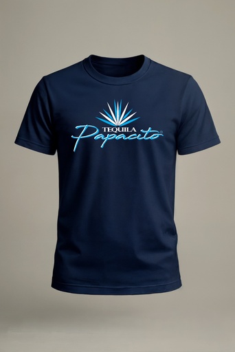 PLAYERA PAPACITO AZUL TALLA M